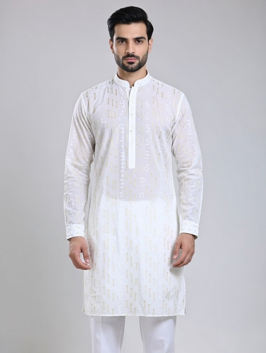 Royal Ivory Premium Cotton Panjabi