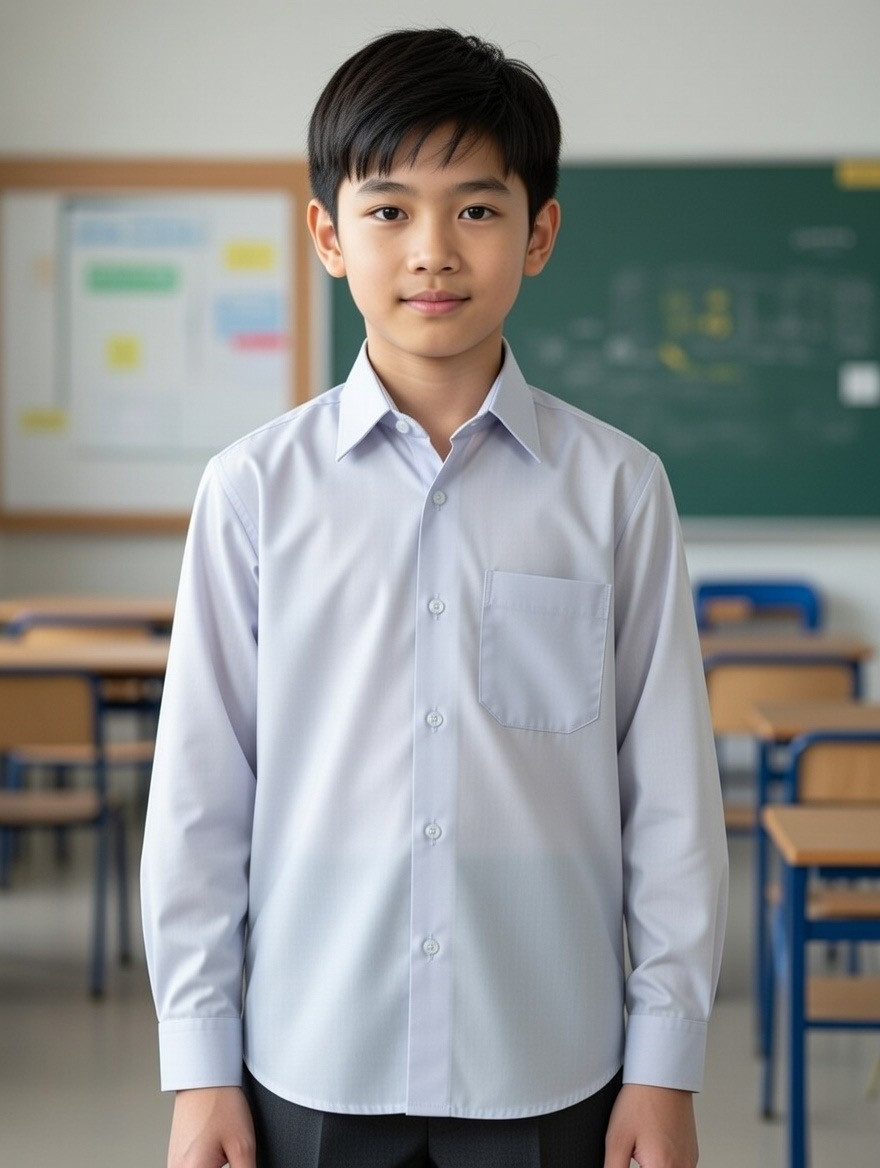 Men’s Premium Light Lavender Formal Shirt – Classic Fit