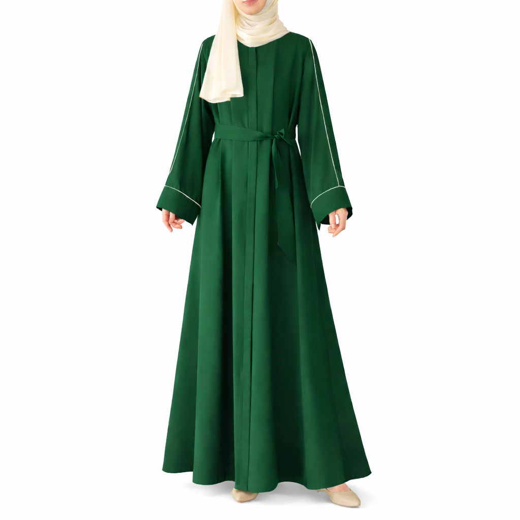 Classic Belted Modest Abaya
