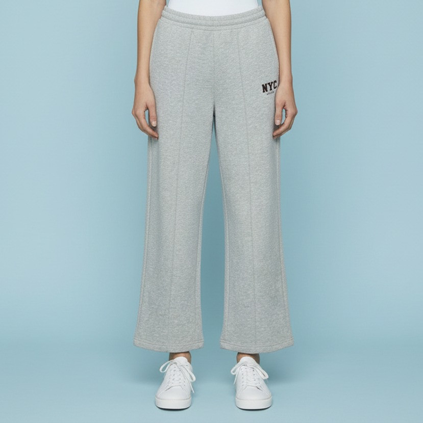 Women’s NYC Wide-Leg Fleece Jogger Pants